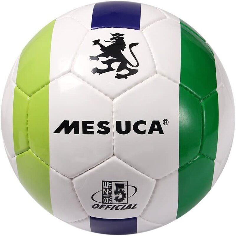 

Mesuca Size-5 Hand Sewn Soccer Ball, Mab50109, Multicolour