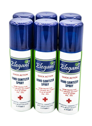 Elegant Hand Sanitizer Spray, 60ml x 6 Pieces