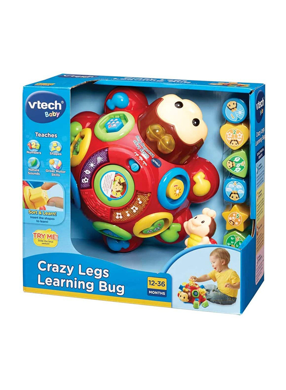 Vtech Crazy Legs Learning Bugs, 8 Pieces, Ages 1+