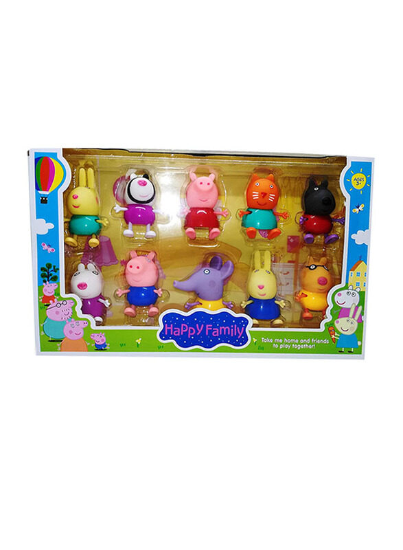 

Generic Happy Family Peppa Pig, 10 Pieces, Ages 3+