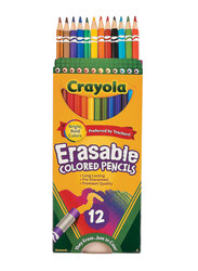Crayola Erasable Colored Pencils, 12 Pieces, Multicolour