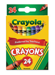 Crayola Vibrant Non-Toxic & Robust Crayons, 24 Pieces, Multicolour