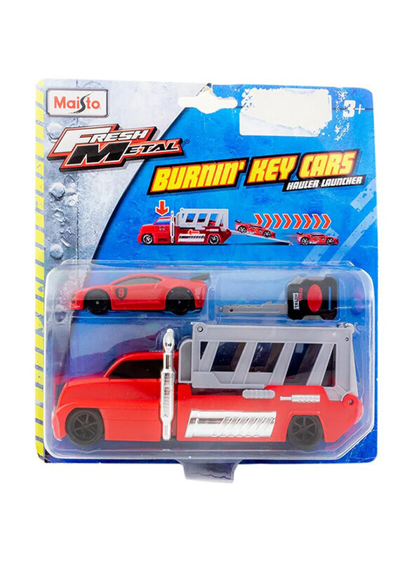 

Maisto Launcher Hauler Burnin Key Diecast Car, Ages 3+