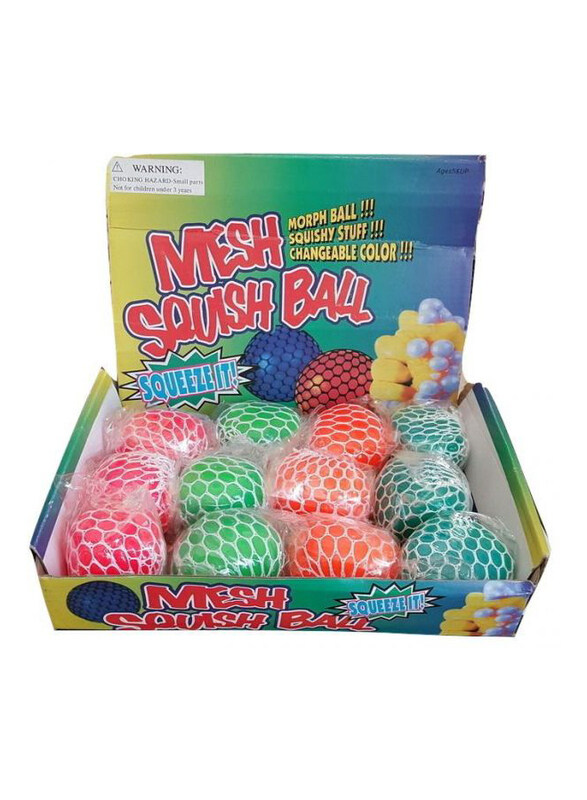 

Generic Squishy Mesh Slime Balls, 12 Pieces, Ages 5+, Multicolour
