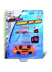 Maisto Fresh Metal Burnin Key Diecast Car, 2 Pieces, Ages 3+, Orange