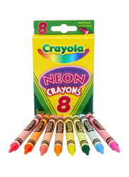 Crayola Neon Crayons Set, 8 Pieces, Multicolour