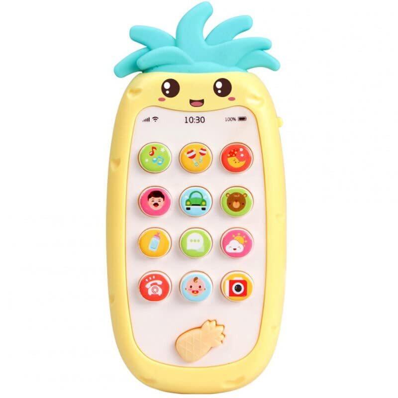 

Generic SGT-Babies Silicone Mobile Phone Toy with Light Music & Sounds, Assorted Colour, Ages 6 Months+