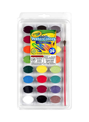 Crayola Washable Water Colours, 24 Pieces, Multicolour