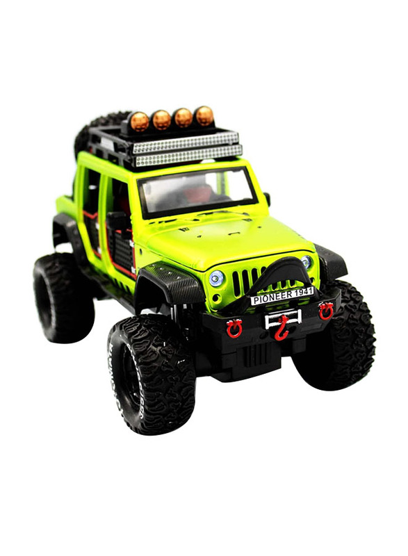 Jeep 1:24 Scale Off-Road Kings Jeep Wrangler Unlimited Variable Diecast Vehicle, Ages 3+