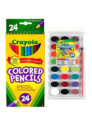 Crayola Washable Water Colours, 24 Pieces, Multicolour