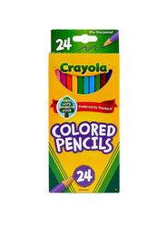 Crayola Colored Pencils, 24 Pieces, Multicolour