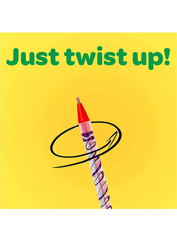 Crayola Twistable Colored Pencils Set, 18 Pieces, Multicolour