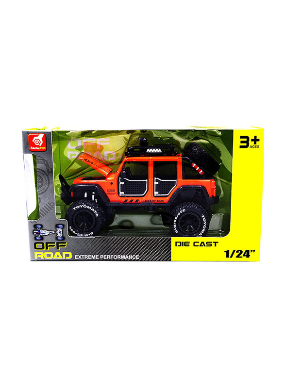 Jeep 1:24 Scale Off-Road Kings Jeep Wrangler Unlimited Variable Diecast Vehicle, Ages 3+