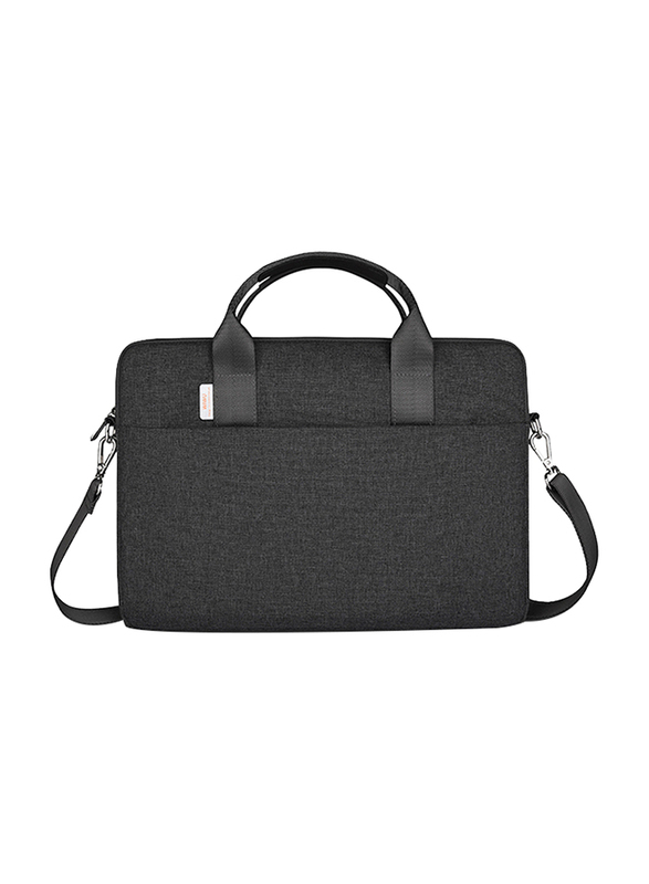 WiWu Minimalist 15.6-inch Shoulder Traditional Laptop Bag, Black