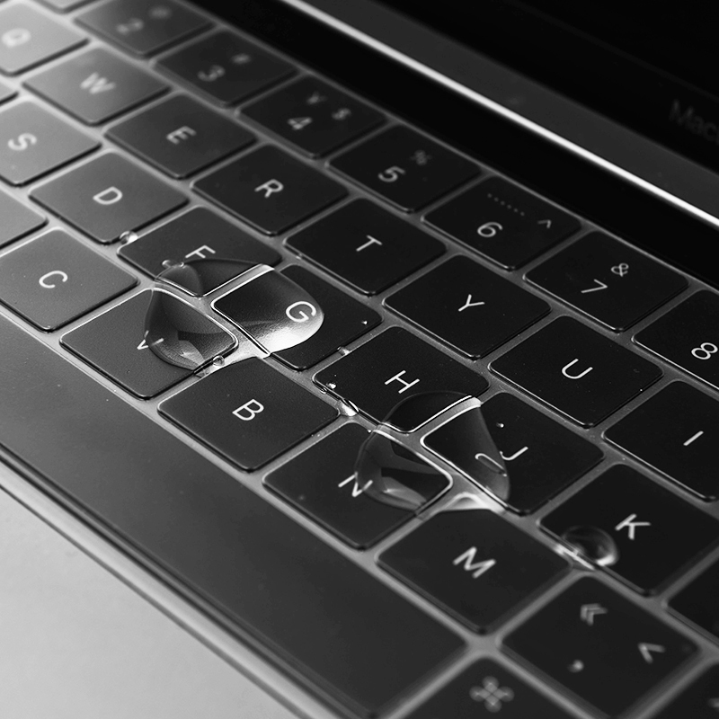 WiWu TPU Keyboard Protector for Apple MacBook Pro 13 inch 2020/16 inch Touchbar, Transparent