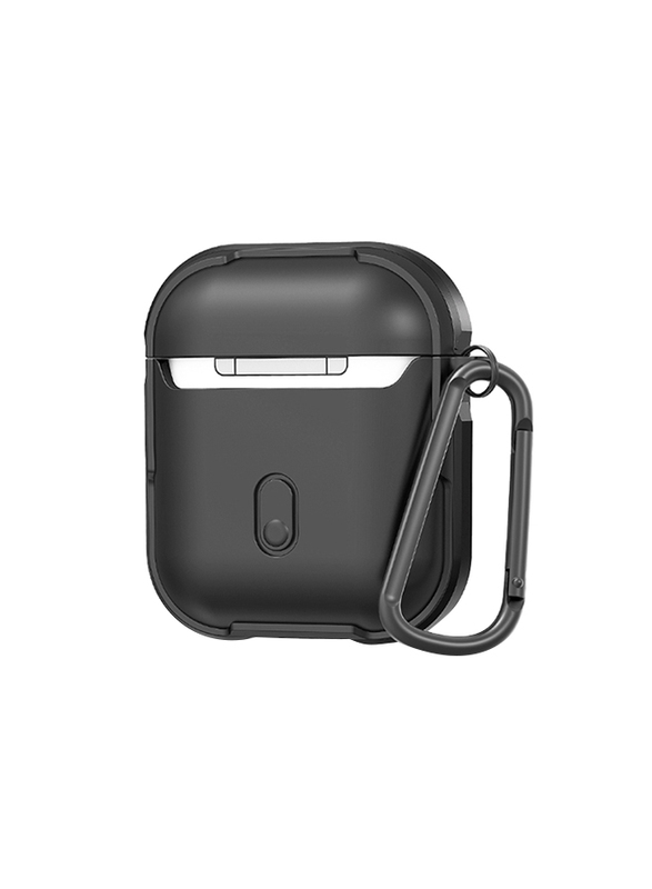 WiWu Defense Armor Strong Metal Ultimate Protection Case for Airpods, Black