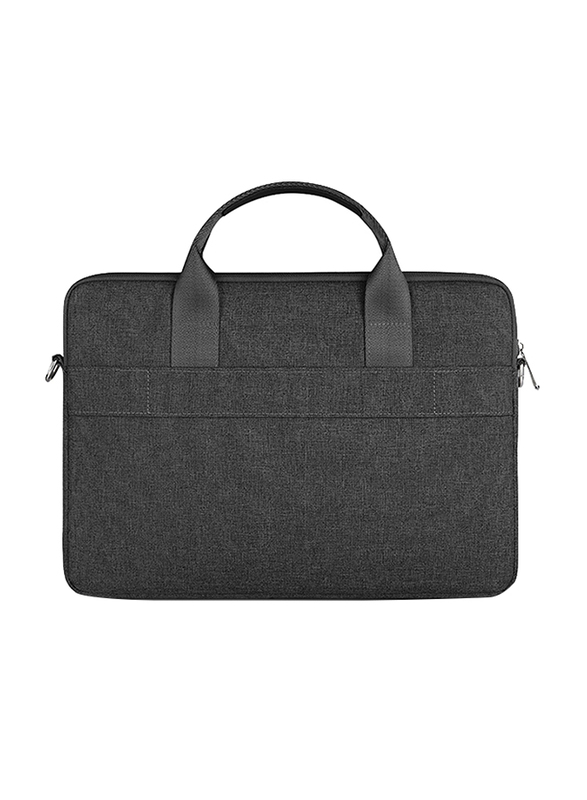 WiWu Minimalist 15.6-inch Shoulder Traditional Laptop Bag, Black