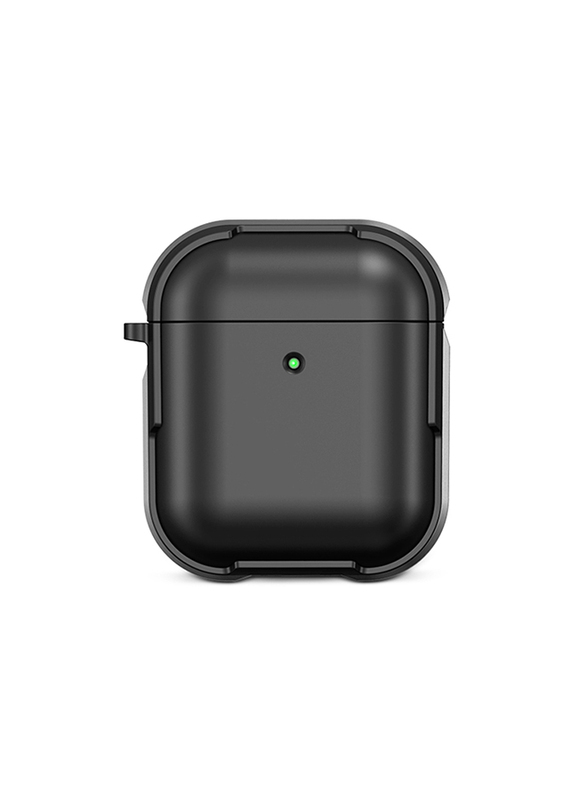 WiWu Defense Armor Strong Metal Ultimate Protection Case for Airpods, Black