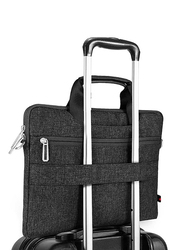 WiWu City Commuter 15.6-Inch Laptop Messenger Bag, Black