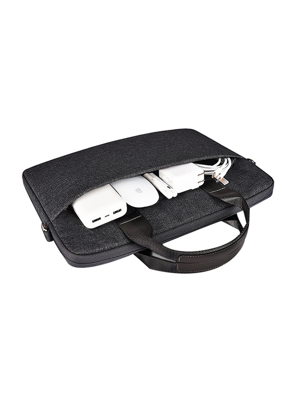 WiWu Minimalist 14-inch Shoulder Traditional Laptop Bag, Black