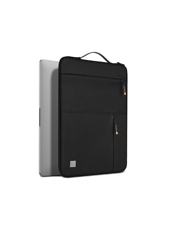 WiWu Alpha Slim 13.3-Inch Laptop Sleeve Bag, Water Resistant, Black