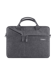 WiWu City Commuter 13.3-Inch Laptop Messenger Bag, Grey