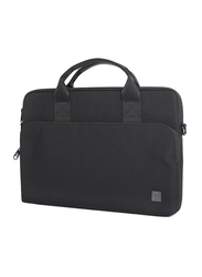 WiWu Alpha 16-inch Double Layer Laptop Messenger Bag, Black
