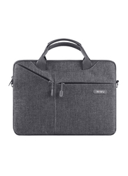 WiWu City Commuter 12-Inch Laptop Messenger Bag, Grey