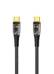 WiWu 2-Meter TM02 100W PD Data Cable, USB Type-C to USB Type-C, Black