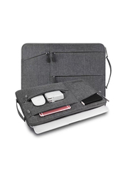 WiWu 15.4-Inch Laptop Pocket Sleeve Bag, Water Resistant, Grey