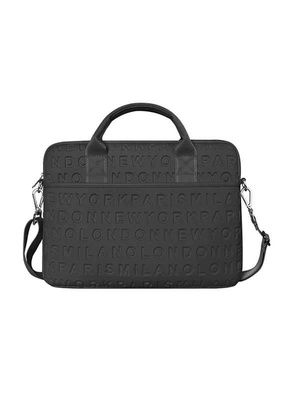 وي وو كوزمو حقيبة لابتوب بتصميم نحيف مقاس 13.3 انش, أسود