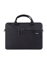 WiWu City Commuter 14-15.4-Inch Laptop Messenger Bag, Black