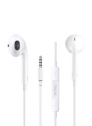 WiWu EB101 3.5 mm Jack In-Ear Earbuds, White