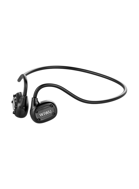 WiWu Marathon SE Air Conduction Wireless In-Ear Headphone, Black