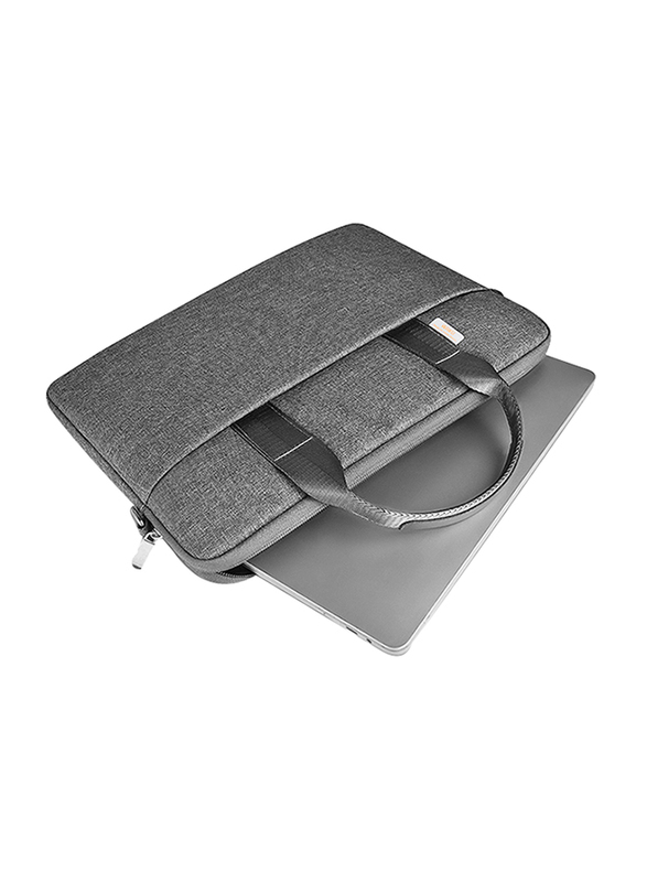 وي وو حقيبة لابتوب تقليدية للكتف مقاس 15.6 انش, رمادي