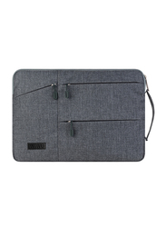 WiWu 12-Inch Laptop Pocket Sleeve Bag, Water Resistant, Grey