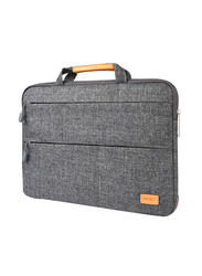 WiWu 15.4-Inch Smart Stand Laptop Sleeve Bag, Water Resistant, Grey