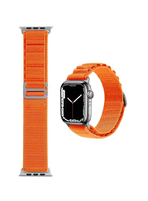 WiWu Ultra Watch Band for Apple iWatch, 42mm/49mm, WU42-49MM, Orange