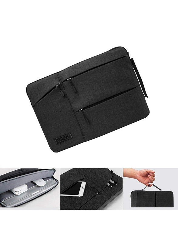 WiWu 13.3-Inch Laptop Pocket Sleeve Bag, Water Resistant, Black