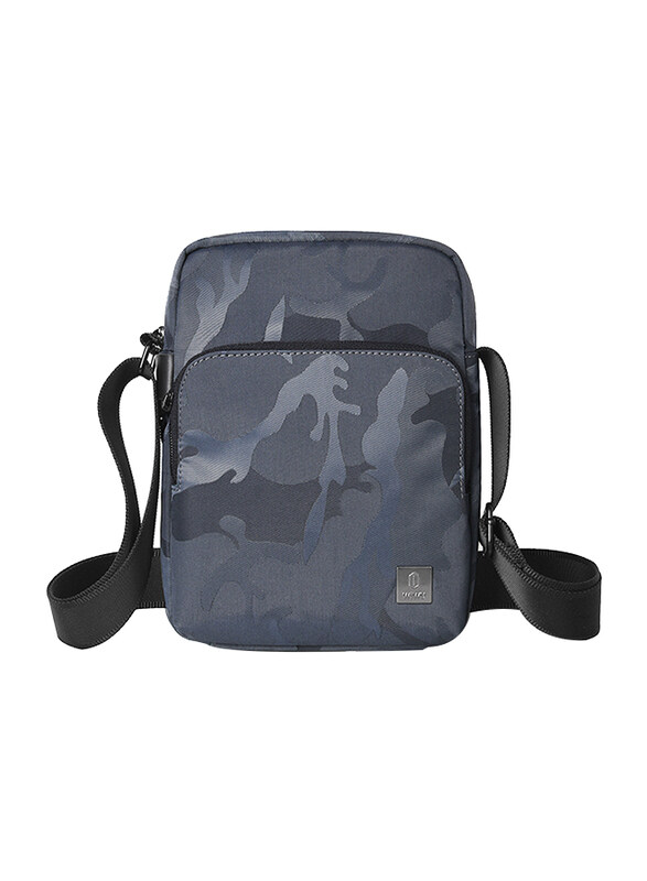 

WiWu Camouflage Pattern Cross Body Bag Unisex, Water Resistant, Grey