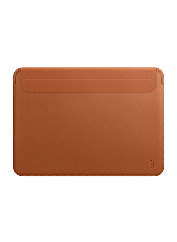 WiWu Skin Pro II 13.3-inch PU Leather Sleeve for Apple MacBook, Brown