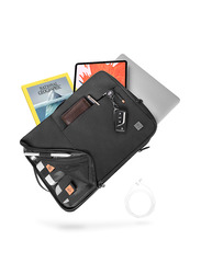WiWu Alpha 13.3-inch Double Layer Laptop Sleeve Bag, Black