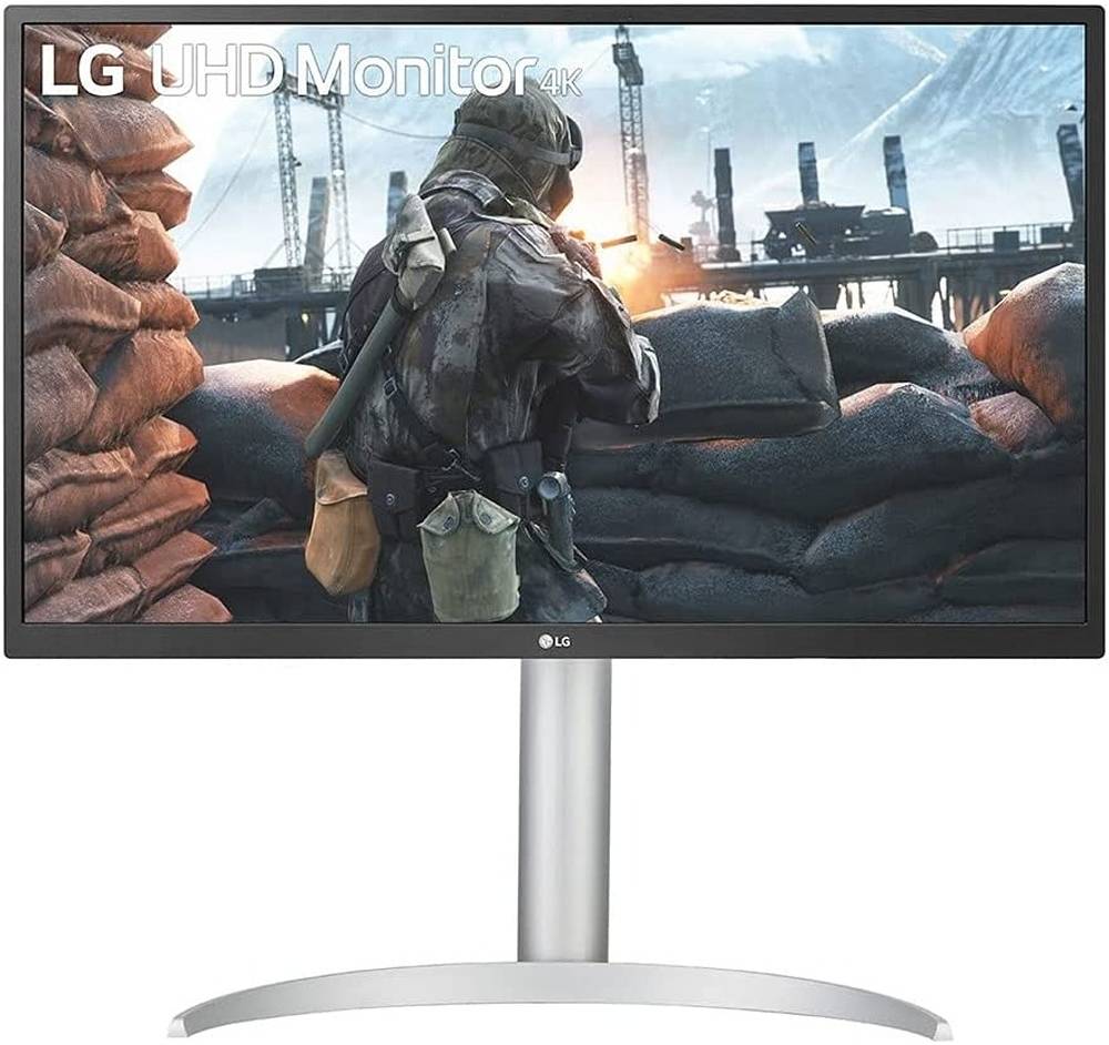 LG 27UP550N 27'' 4K UHD IPS LED HDR Monitor with USB-C port, Silver