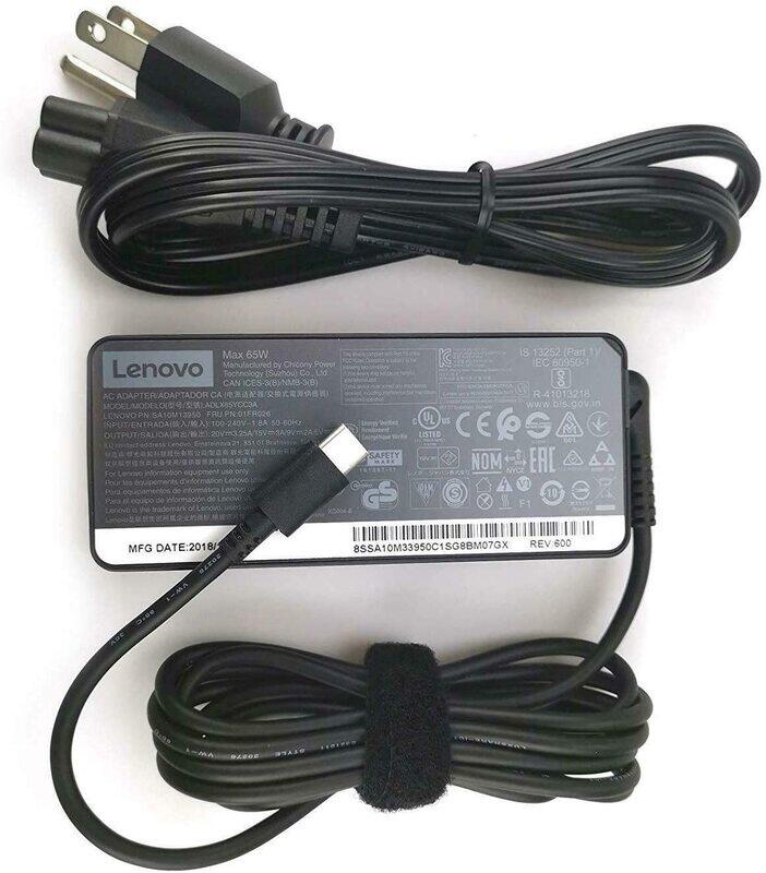 

Lenovo Thinkapad Adapter:Lenovo 65W Standard AC Adapter (USB Type-C) UK, Black
