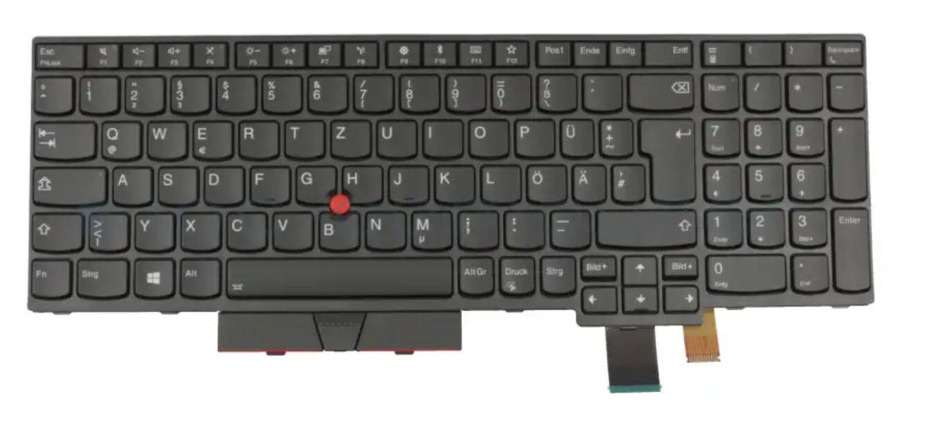 

Lenovo Thinkpad t580 Keyboard, Black