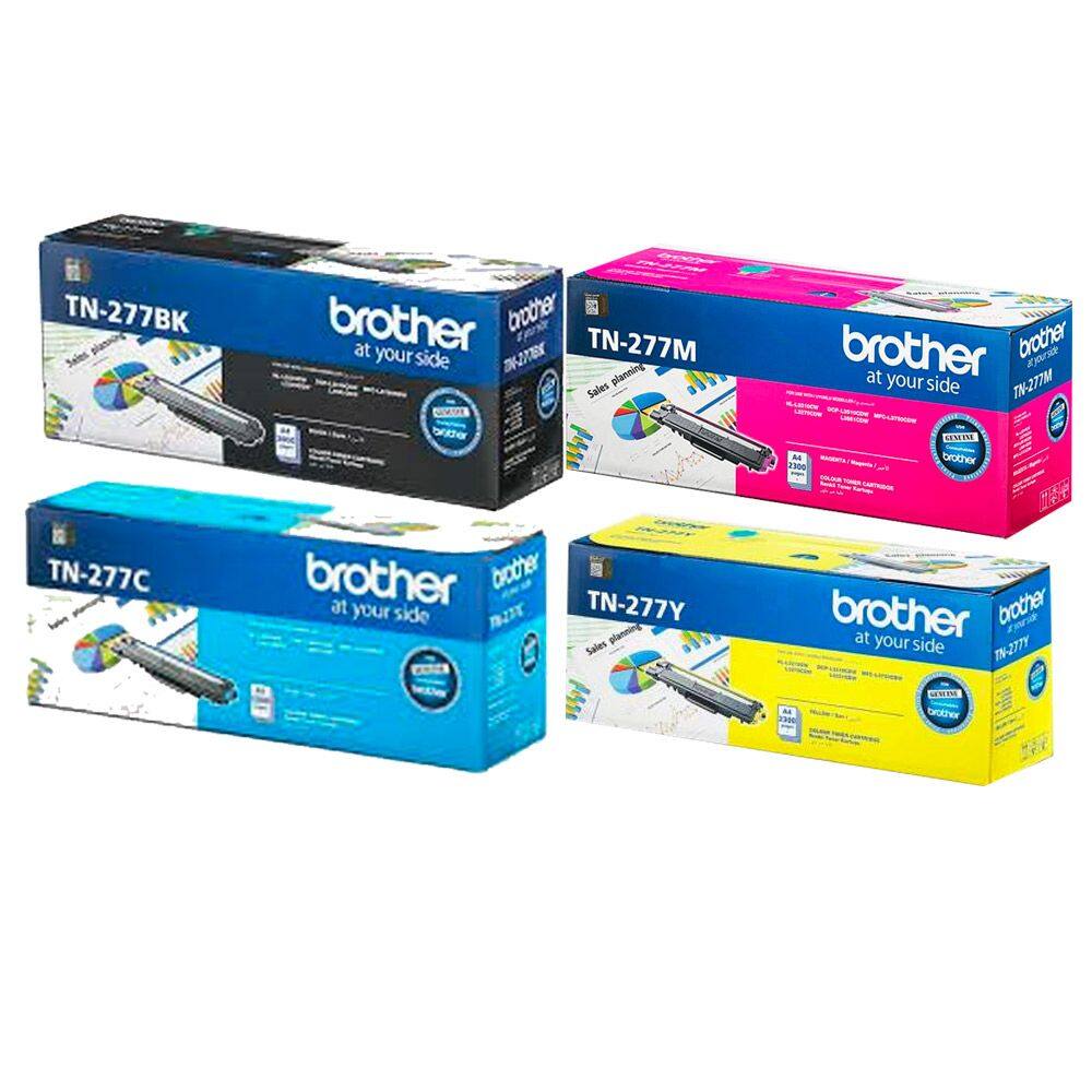 

Brother TN-277 - Toner - Black - Cyan - Magenta - Yellow - Bundle 1 Set