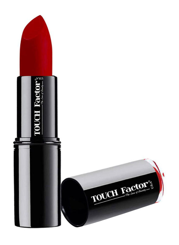 Touch Factor Perfect Matte Lipstick, ML-22, Red