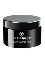 Touch Factor Makeup Remover Wipes, White