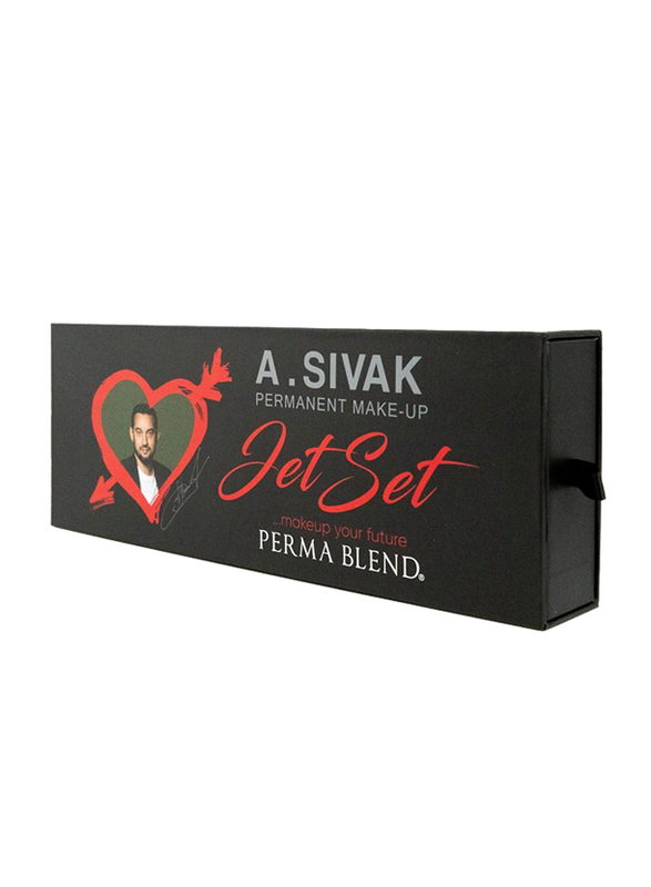 Perma Blend Sivak Eyebrow Colour Set, 7 Pieces x 15ml, Multicolour