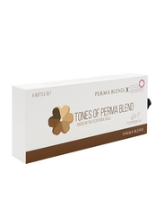 Perma Blend Fitz 5-6 Tones Eyebrow Colour Set, 6 Pieces x 15ml, Multicolour